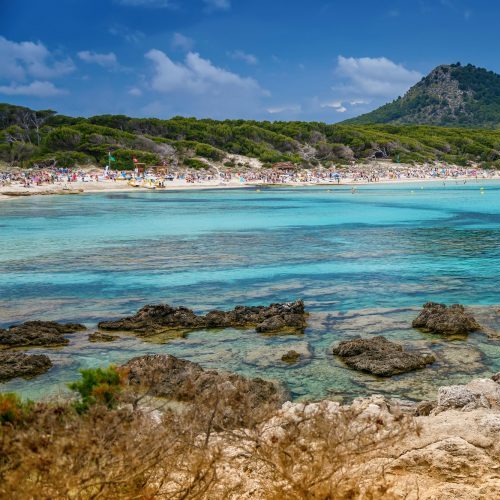 Cala Agulla beach in Mallorca