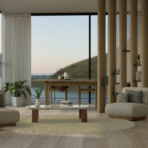 Exklusive Wohnung auf Mallorca mit gemütlichem Wohnzimmer und Balkon mit schönem Meerblick zum Kaufen