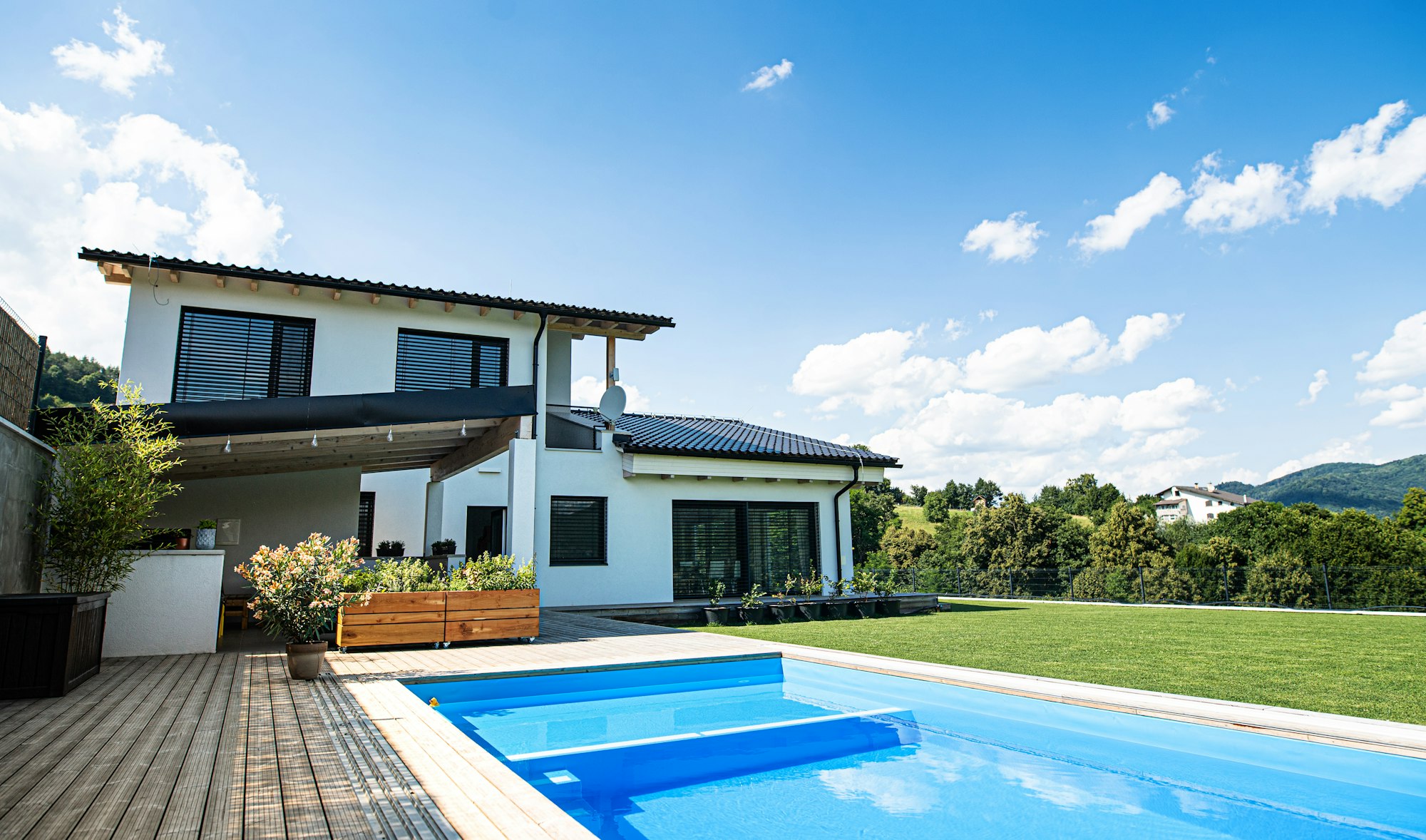 Immobilie in Calvia auf Mallaroca ein Haus mit Pool, Garten und Ausblick in die Natur